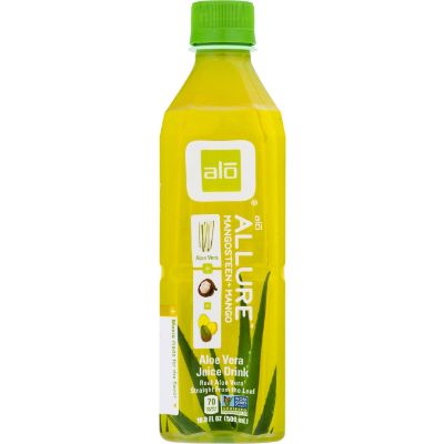 Alo Allure, Mangosteen & Mango Drink