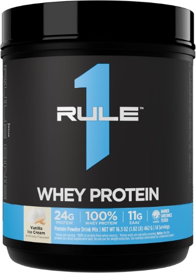 Rule 1, Whey Protein Blend, Vanilla Ice Cream 