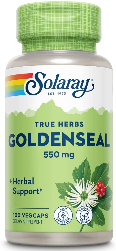 Goldenseal Root Capsules, 550 Mg